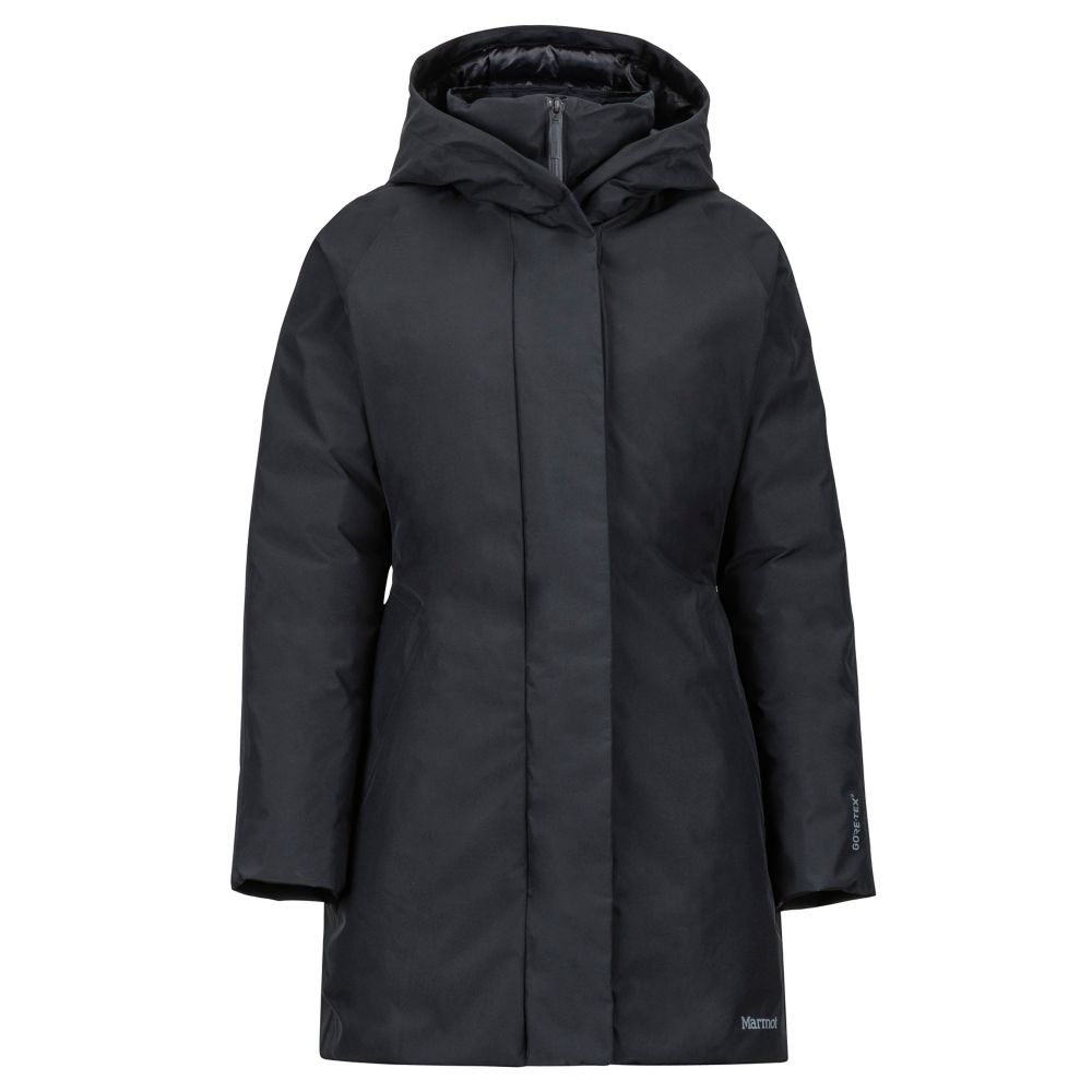 Marmot Kristina Jackets - Womens Parka Black CA5794628 Canada